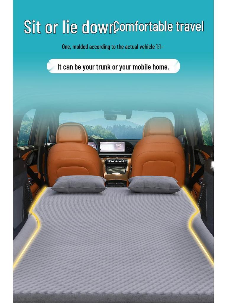 Compatible with 25 Xingtu Lingyun Models: Inflatable Car Bed Mattress for Trunk - Rear Sleeping Pad Air Cushion.