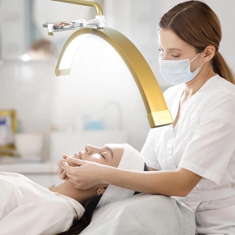 FOSOTO LED Half-Moon Desktop Ring Light Overseas Warehouse Fast Shipping For Beauty Salon: Nail Art, Tattoo, Eyelash & Video