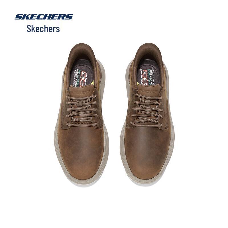 Skechers Men's Business Casual Slip-On Leather Shoes 205353