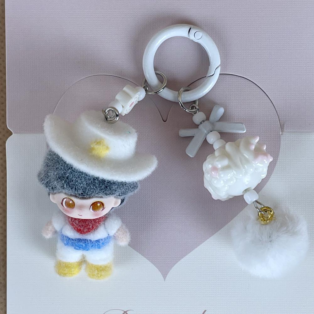Cowboy Didi Keychain With Cartoon Plush Pendant For Gifts And Party Decor