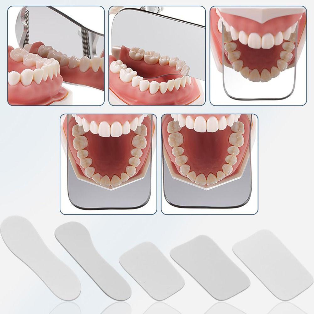 5Pcs/set Double-Sided Mirror Intraoral Dental Reflector Intra Oral Reflector  Dental Equipment