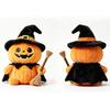 Halloween Pumpkin Wizard Plush Toy, Cute Stuffed Doll Gift for Kids, Fun Soft Toy