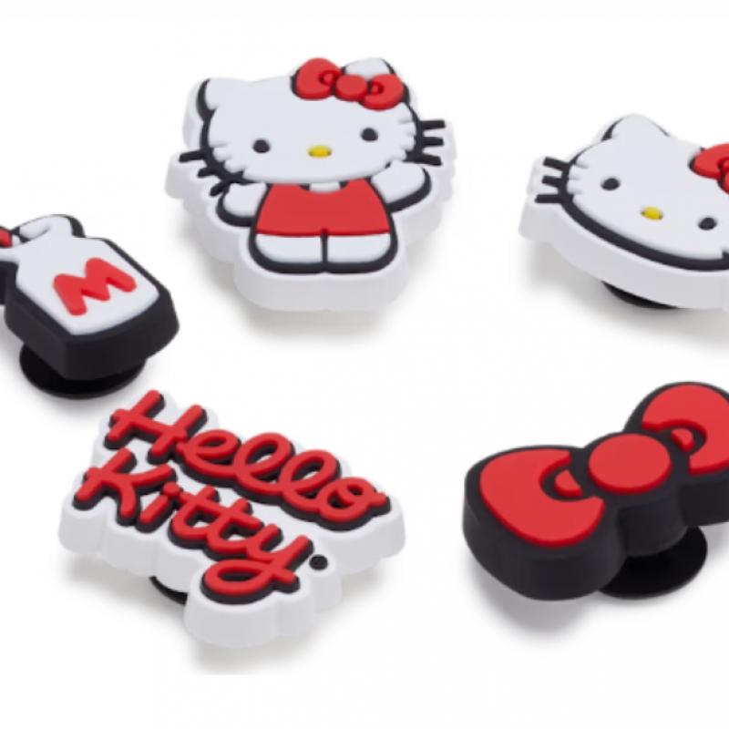 Crocs Hello Kitty Zibbitz Set Of 5 10012664