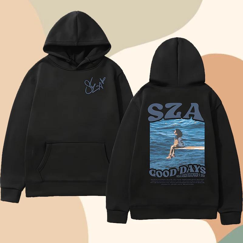 

Весна Осень Мужские Толстовки Певица Sza Музыкальный Альбом Sos Принт Толстовка Женская Толстовка Хип-Хоп Унисекс Уличная Одежда Y2K Hombre XL