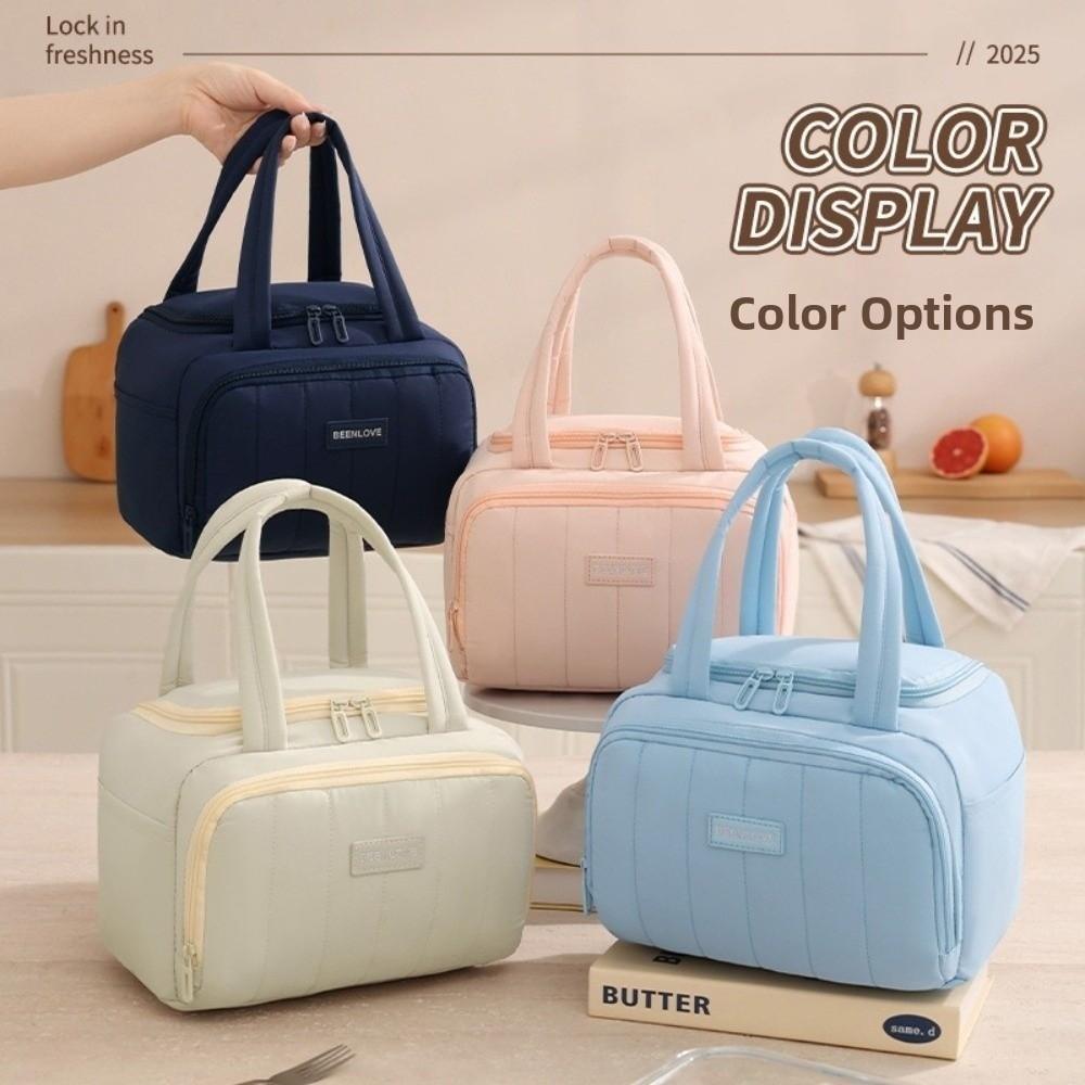 Large Capacity Insulated Lunch Bag Insulated Design Food Storage Handbag Picnic Bag Picnics