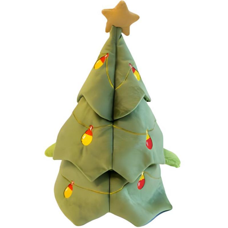 JELLYCAT Christmas Series Tree Rain Frog Cute Doll Plush Doll Sitting 26cm high