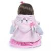 46cm Cloth-Body Silicone Baby Doll - Cute Birthday Gift for Children