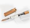 TWSBI Eco Cafe Rose Gold GT Fountain Pen, 18K Gold, Ink-Injecting, Medium Nib, TW020018