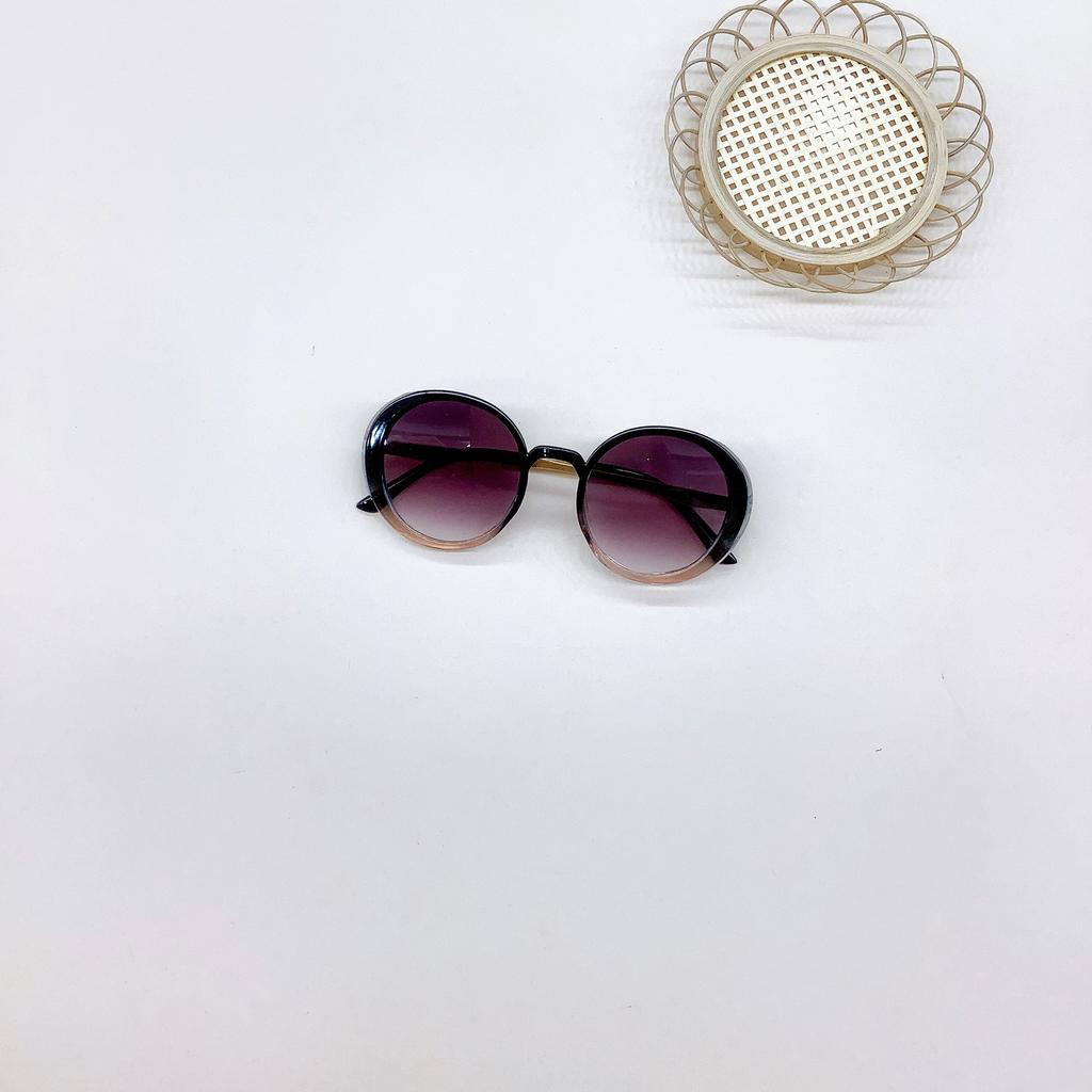 Personalisierte Kinder-Sonnenbrille mit rundem Rahmen, modische Jungen- und Mädchen-Sonnenbrille für Reisen, UV-Schutz-Brille