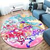 WonderfulPrecur,Winx Club Round Area Rug,Carpet Rug for Living Room Bedroom Sofa Playroom Decor,Non-slip Floor Mat