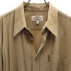 ARMANI JEANS 90s Made in Italy Old Long sleeve Flannel shirt L beige Men's Used