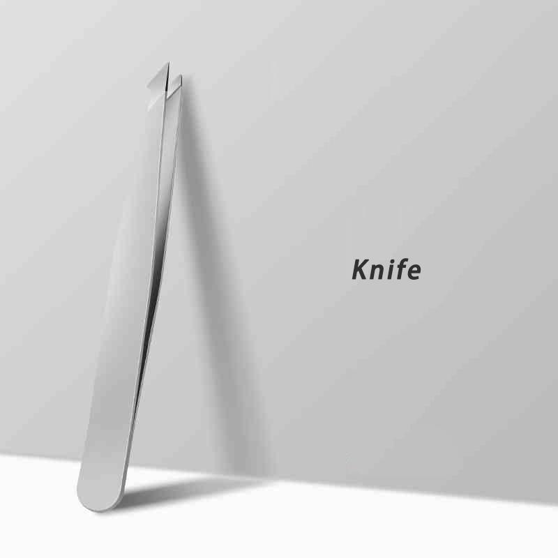 Eyebrow Tweezers Set 1/4 Pcs Stainless Steel Eyebrow Forceps Professional Beauty Tool Set For Facial Hair Inward Growing