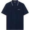 Embroidered Cotton Polo Shirt Blue Men Tops 1011851-1A14049-1UI20
