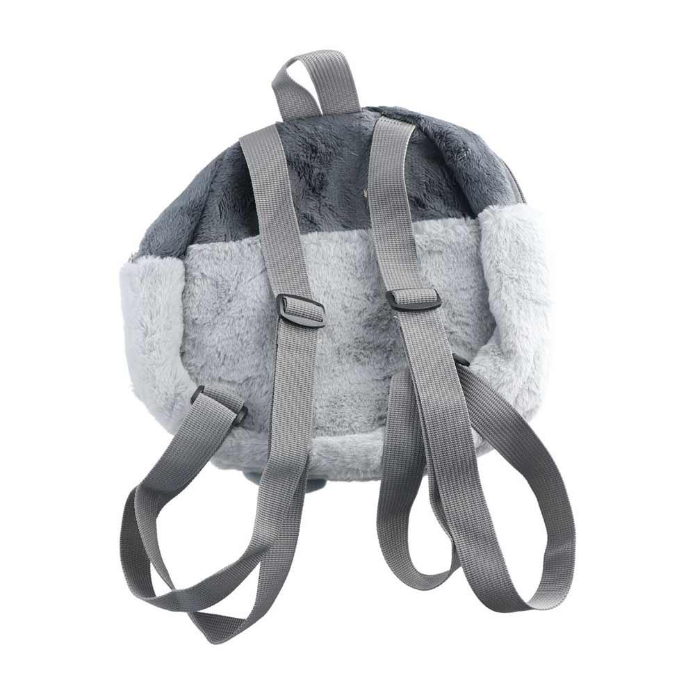 Transparent Cartoon Doll Bag Large Capacity Children Schoolbag Sweet Plush Penguin Backpack  Gift