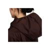 Nike Solid Casual Mini Logo Hooded Zip Jacket Women Outerwear Burgundy DQ5841-203