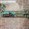 Vintage Metal Sign Motorcycle Decor Wall Art 10x40 Cm