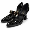Great Pumps Black Patent Leather Women 36.5 G39048 Used