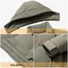 Men's Mid-Length Thickened Down Jacket with Detachable Hood