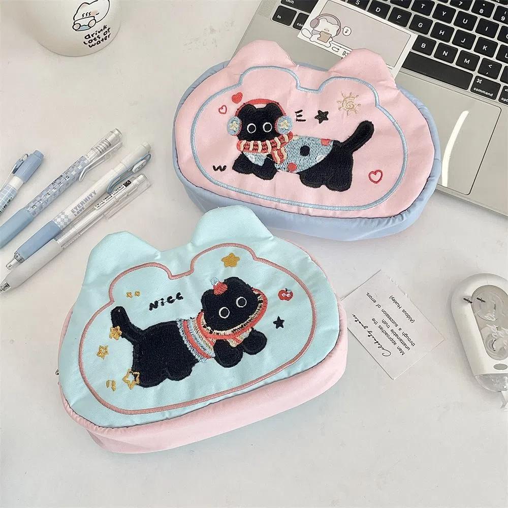 Puppy Cartoon Pencil Case Multifunctional Stationery Holder Bag Sweet Small Item Bag  Outdoor