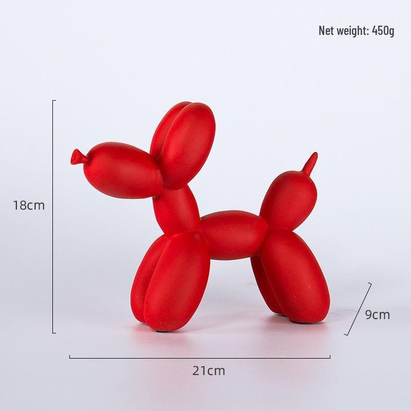 Nordic Creative Resin Balloon Dog Figurines - Home & Wine Cabinet Decor