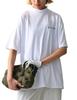Antiqua Golf X Stitch Back Logo Short Size White T-Shirt, Sleeve, Women's, M, (ZST-00069)