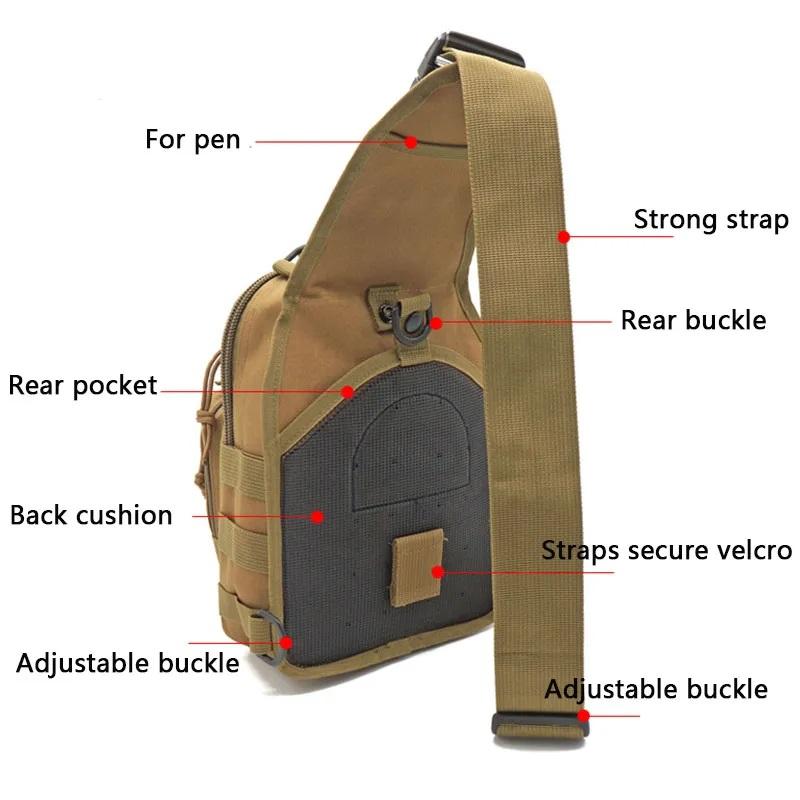 Military Tactical Bag Climbing Shoulder Bags Outdoor Sports Fishing Camping Army Hunting Hiking Travel Trekking New Men Backpack