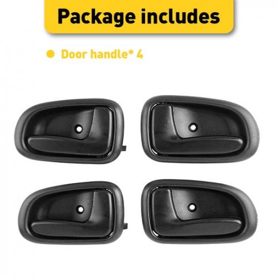 4X Door Exterior 692051213004 Handles Fit Toyota 93-1997 Geo Prizm Corolla