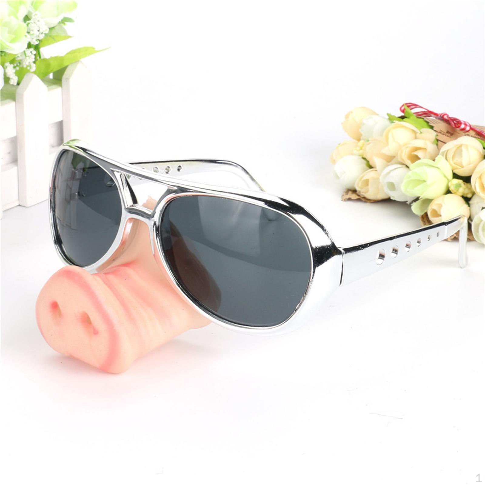 

Забавные очки в виде свиного носа для маскарадных вечеринок серебряный