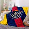 Ecuador National Football Badge Print Flannel Throw Blanket, Sports Fan Soft Warm Blanket for Sofa Bed Couch Home Use