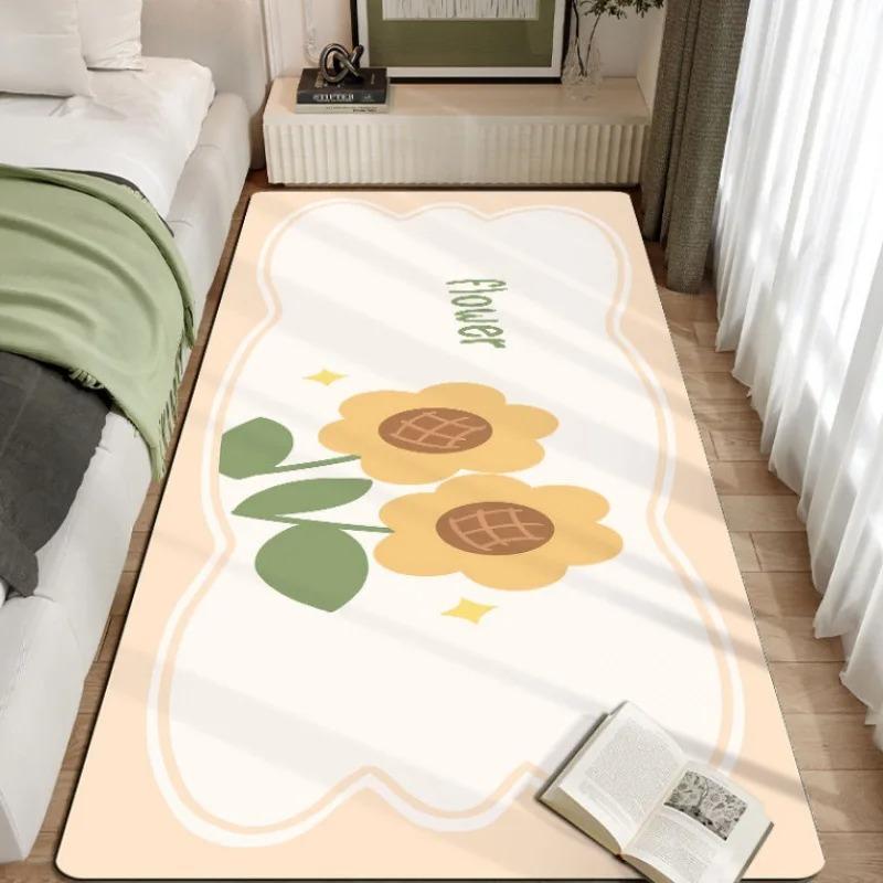 Flower Pattern Carpet Mat Rug Home Decoration Just Relax Non-Slip Floor Mat for Bedroom Living Room Carpets for Living Room