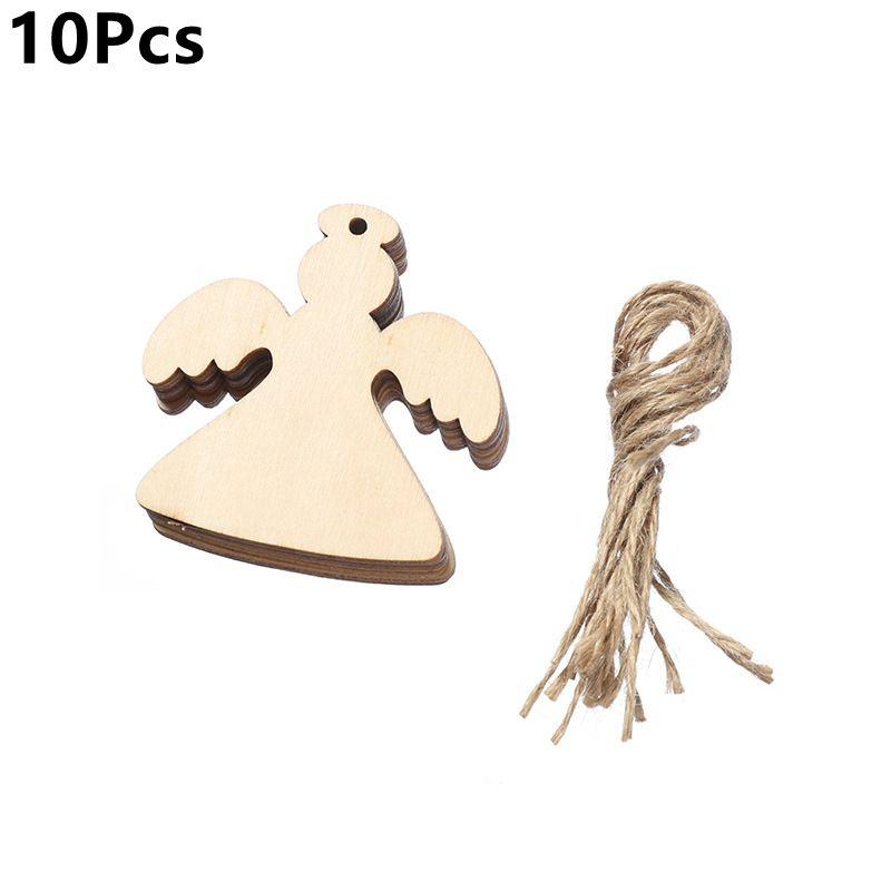 Christmas Decoration Wooden Pendant Hanging Christmas Tree Ornament DIY for Home Room Decor New Year 2026 Party Gift Accessory