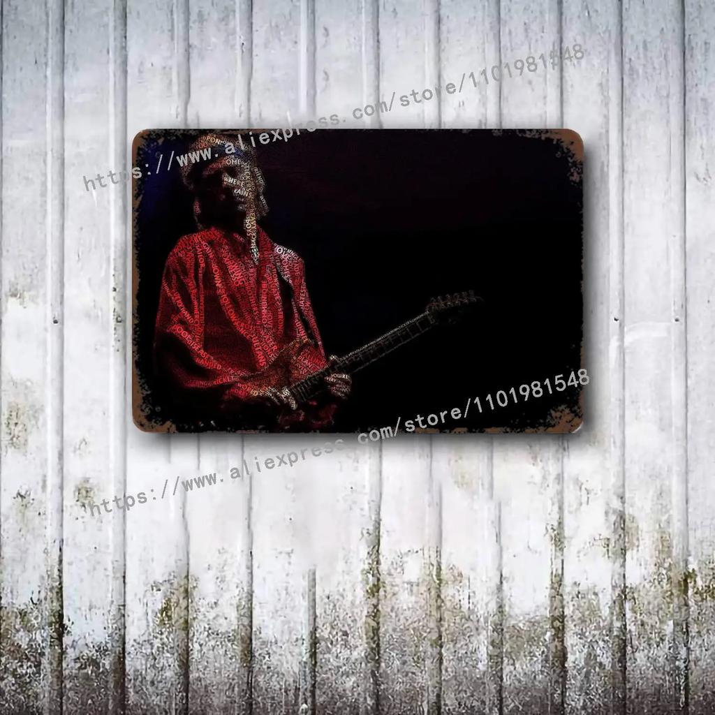 Dire Straits Band Metall Deko Poster Vintage Blechschild Metallschild Dekorative Plakette für Pub Bar Man Cave Club Wanddekoration