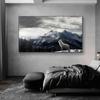 Canvas Painting Snow Mountain Cool Wolf Poster Wall Art Picture Wall Decor Prints Art For Living Room Home Decor Frameless Gifts