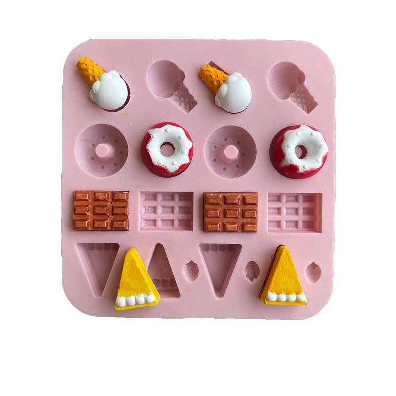 Sugarcraft Candy Donuts Silicone Molds Fondant Cake Decorating Chocolate Wedding Decoration Mould