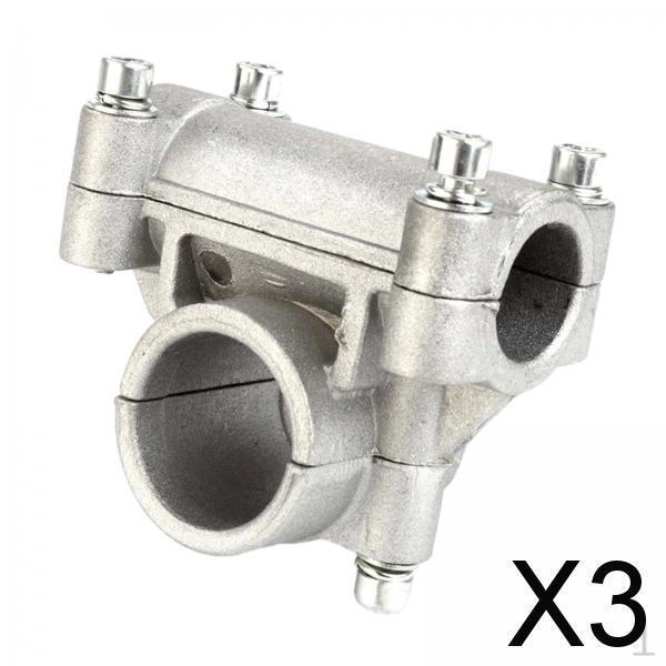 

3x Адаптер фиксированного сиденья для триммера, аксессуар для косилки, насадка из легкого алюминия