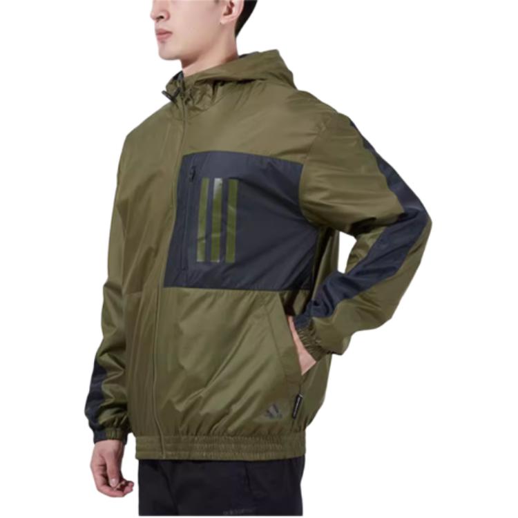 New Adidas Jackets Men Olive GT3744