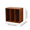 Book Holder Wooden Storage Shelf Dressing Table Rack Magazine Folder Document