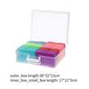 And Compartmentalized Card Storage Box with 18 Individual Interior Compartments.