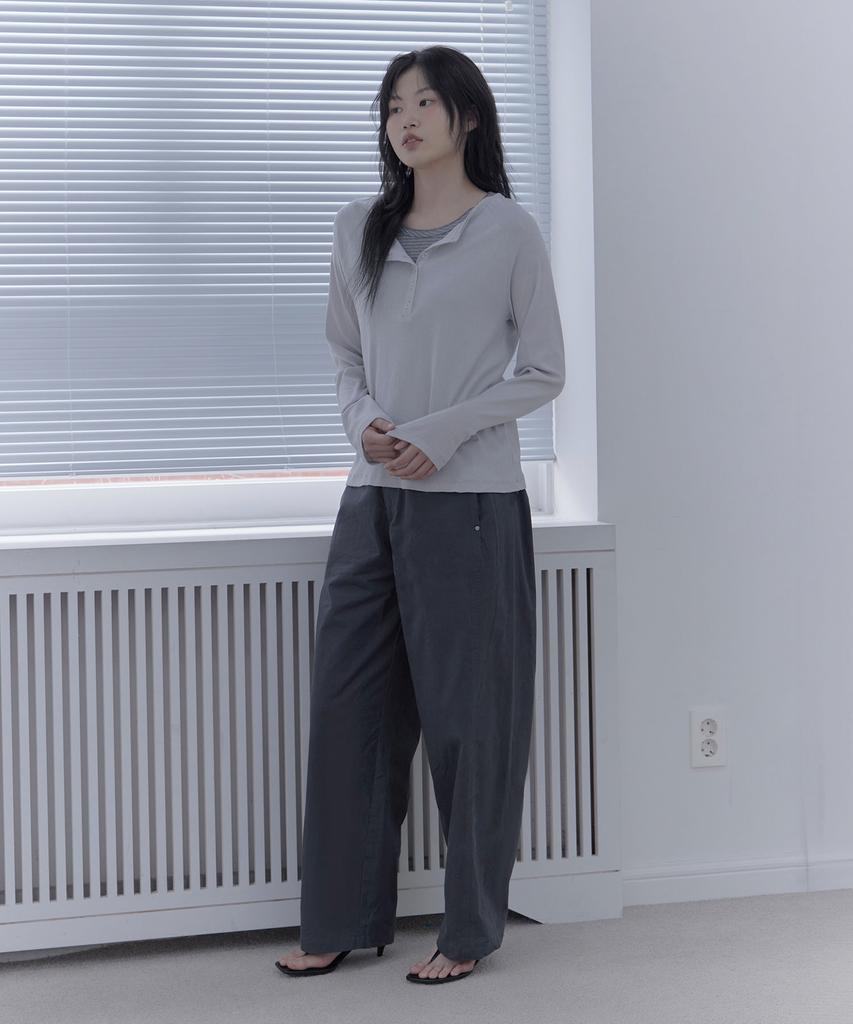 Haebeueoweil Essential Cotton Pants (Dg)
