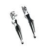 Chrome Motorcycle Skull Brake Clutch Lever for Yamaha V-Star 650 1100 Custom / Drag Star XVS400