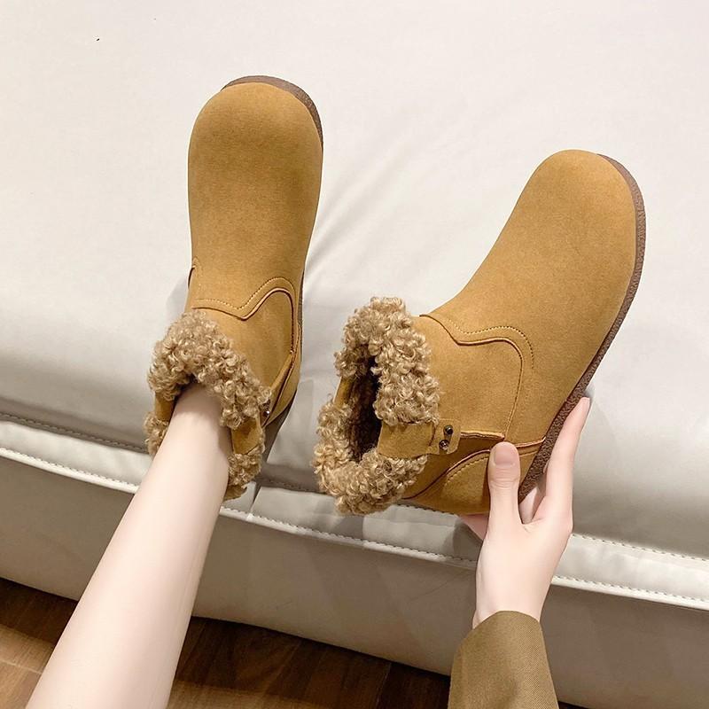 

Women s large size soft elastic winter warm cold padded snow boots non-slip wear-resistant outdoor casual sneakers cotton boots 40 верблюд