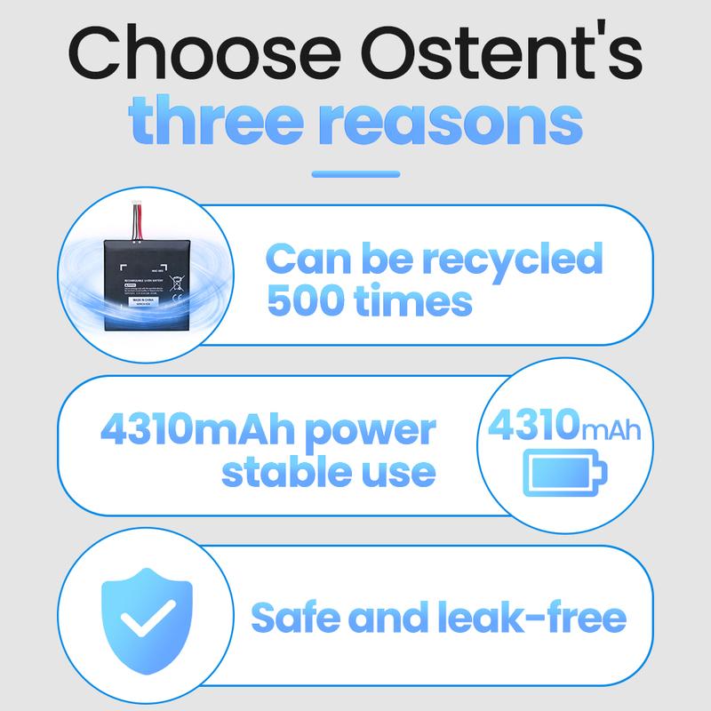 OSTENT 4310mAh 3.7V HAC-003 Rechargeable Battery for Nintendo Switch Game Console Replacement Battery with Repair Tool Kit