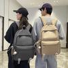 Japanese simple schoolbag female college student versatile junior high school student backpack male large capacity leisure travel backpack tide