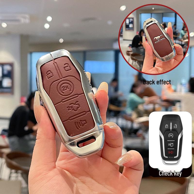 Compatible Key Case for Ford Taurus, Explorer, Mustang (2017-2018 Models)