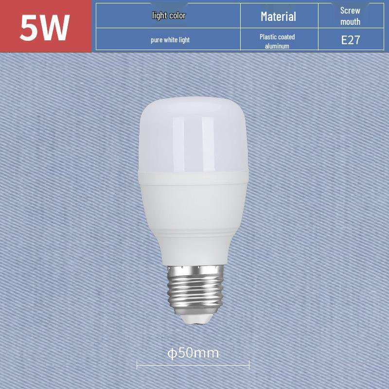 

Супер Яркая Белая Светодиодная Лампа E27 Цоколь - Энергосберегающая Лампа для Помещений