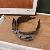Vintage French Wide Brim Headband with High Skull Hairpin - Elegant, Age-Defying Accessory for Women