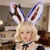 Plush Rabbit Ears Headband For Kids Soft Comfortable Hair Accessory For Party Costume Photography Color Available