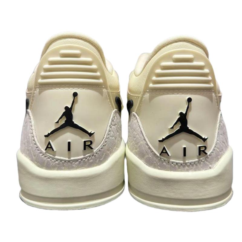 Jordan Legacy 312 Low Coconut Milk Black Comfortable Round Toe Low Top Retro Basketball Shoes Women Sneaker White HV1807101