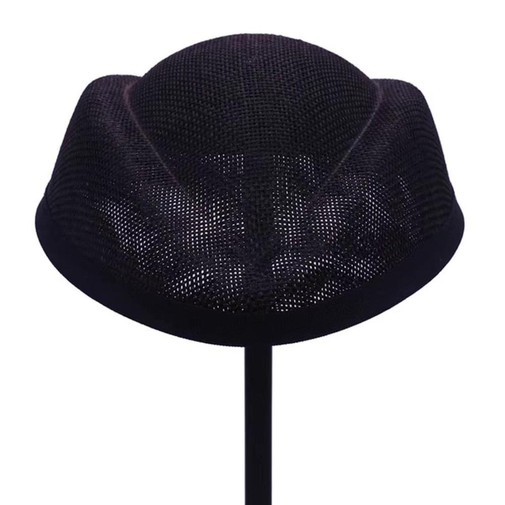 Plain Base Flight Attendant Hat Opera Headpiece Millinery Base Hat Party Occasion