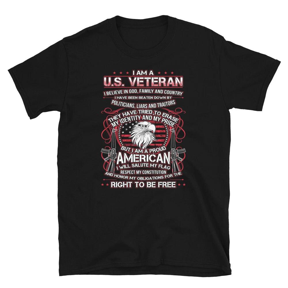 US Veteran 2nd Amendment Freedom T-Shirt S
